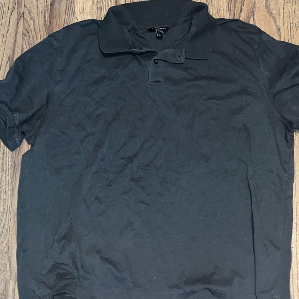 Banana Republic Men's Dark Green Polo Shirt